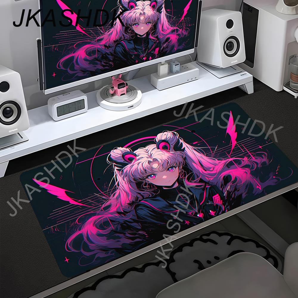 Anime Mouse Pad Deskmat Nonslip Large Keyboard Computer Desk Pad and Coaster for Gamers PC Carpet SSailor Moons Mousepad