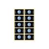 10Pcs VW Logo Emblem Stickers Car Interior Decorative Decals For Volkswagen Polo Arteon Tiguan Golf Touareg GTI Amarok Passat CC
