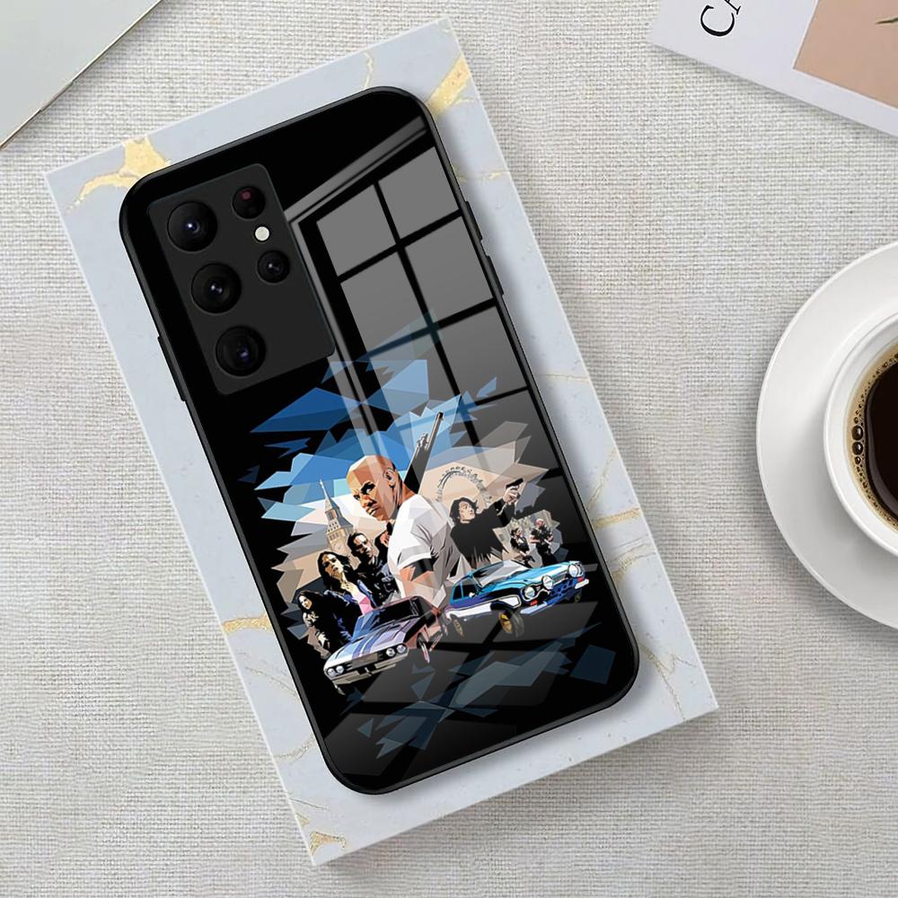 Etui na telefon F-Fast And F-Furious do Samsung S25 Edge Ultra 23 22 21 20 Ultra Plus S24 Fe A54 53 25 Szklana Osłona