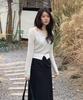 BASIKA Layered Slit Knit (Gray)