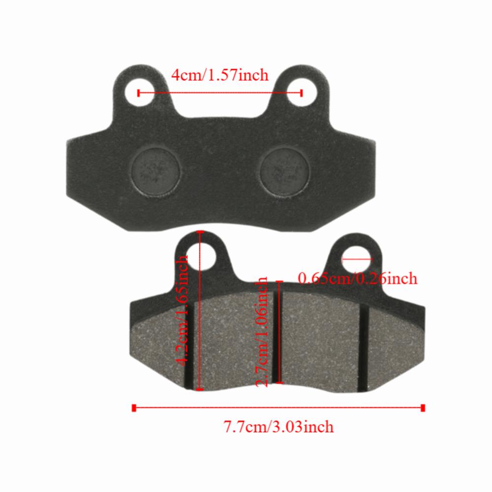 2 Pairs 7.7x4.2cm Electric Scooter Brake Pad Electric Motorcycle Brake Pad Electric Bike