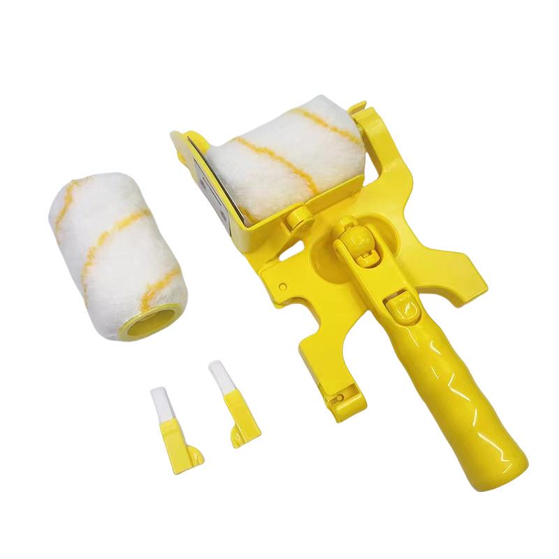 Multifunctional Edging & Color Separation Roller Brush for Latex Paint - Fine Bristle, No Dead Angle Tool for Wall Painting.