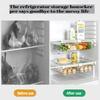 1pc/2pcsRoller Drawer Large Capacity Refrigerator Food Storage Box Suitable for Fruit Vegetable,egg Storage and Preservation Box