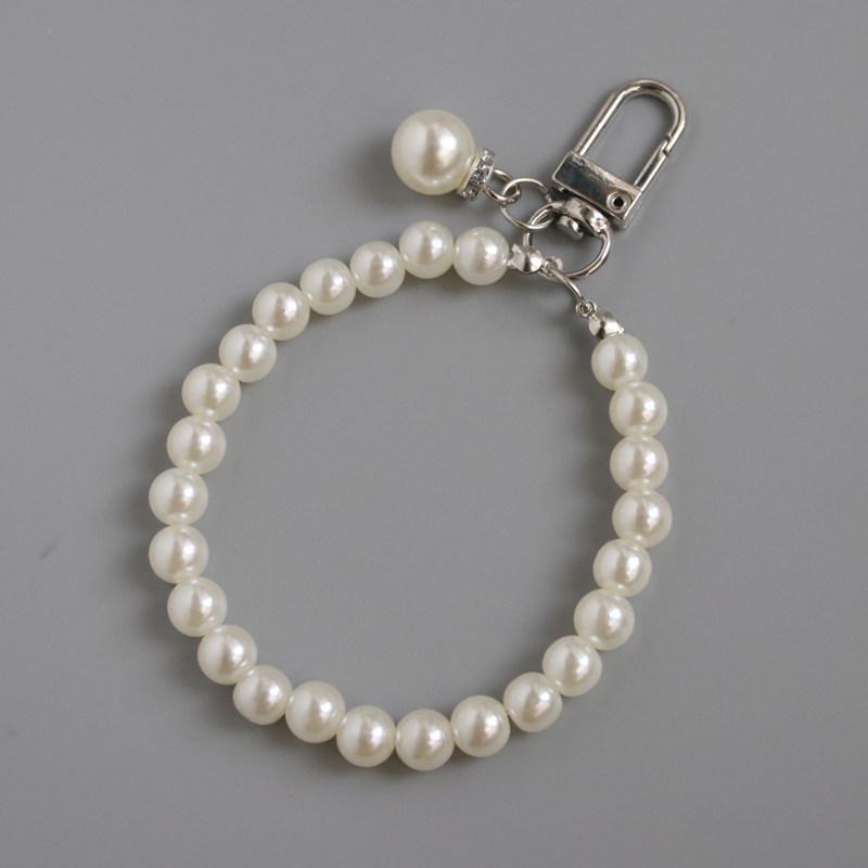 Korean Pearl Bow Knot Keychain & Bracelet Charm