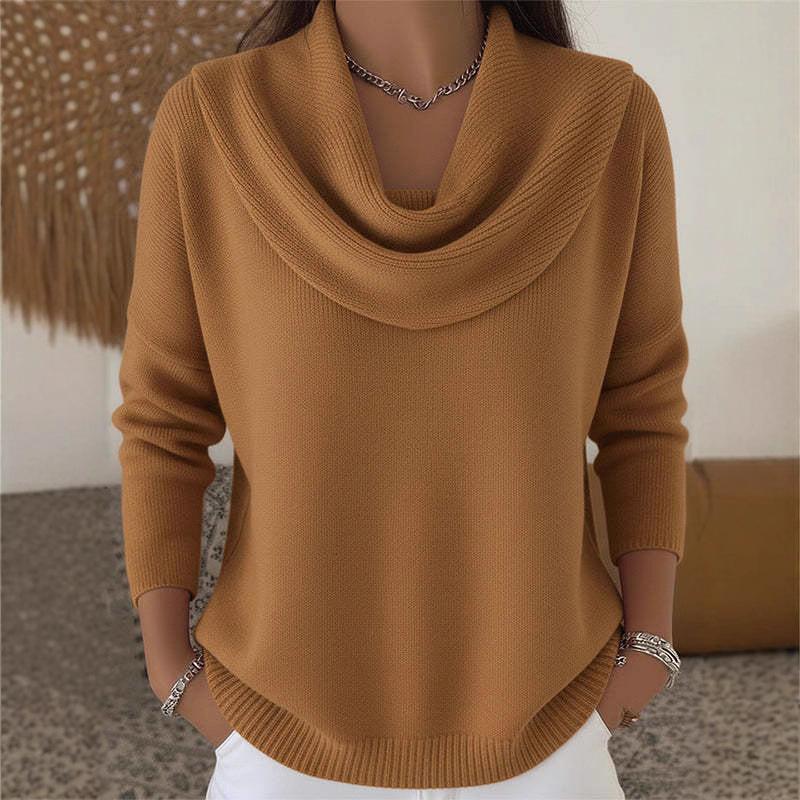 

Pullovers Women Sweaters Knitted Solid Full Sleeve Jumpers Y2k Streetwear Elegant Splice Knit Work Casual Autumn Winter 2026 S коричневый