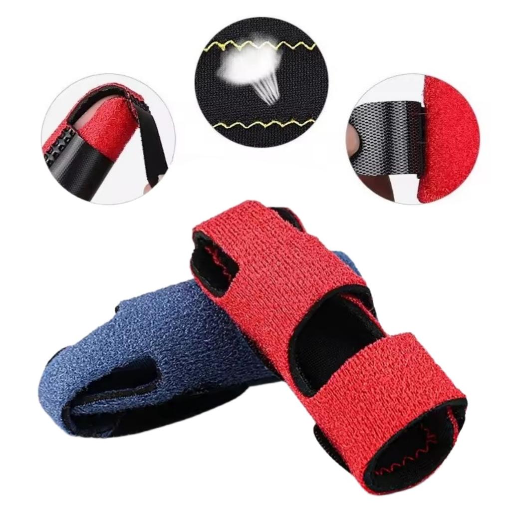 3Pcs Adjustable Finger Fixation Strap With Aluminum Strip Finger Fixing Band Straighten Brace Finger Splint Corrector Support