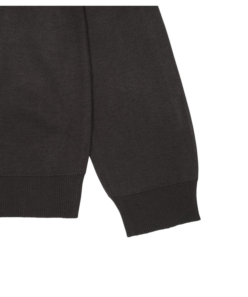 THE COLDEST MOMENT Tcm Starfish Logo Knit (Charcoal)