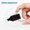Black Metal Long Tail Clip, Small Size - Multifunctional Ticket & Test Paper Clip for Office & Student Use