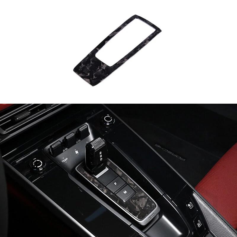 LHD/RHD Real Carbon Fiber For Porsche 911 992 GT3 2019-2027+ Car Center Gear Shift Cover Car Interior Accessories 1PCS