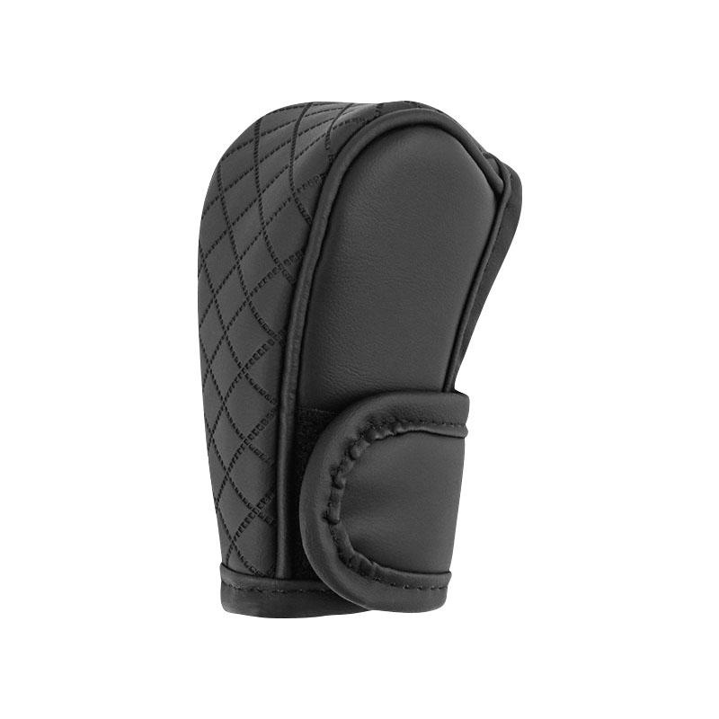 1Pcs PU Leather Non-slip Wear-resistant Car Shift Handle Cover For Mercedes Benz AMG W212 W205 W246 W177 W176 W213 GLC GLE GLS ML Welcome Laser Lamp