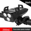 Lishi Multi-function Bicycle Light with Phone Holder