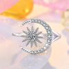 New   Copper Ring Stars 5A Zircon For Women Wedding Engagement Jewelry Accessories Fashion High Quality Gift