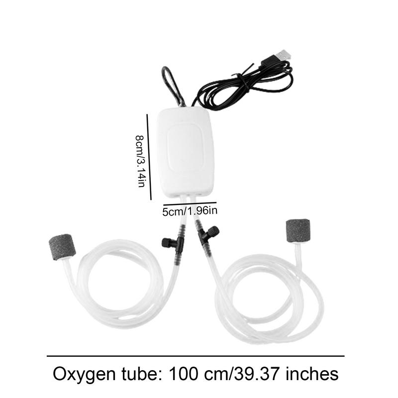 Fish Air Pumps For Aquariums Rechargeable Low Noise Aquarium Oxygen Pump Fish Tank Aerator Small Fish Tank Air Pump Aquarium Air