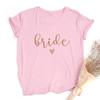 Team Bride Print Women Short Sleeve T Shirts Bachelorette Wedding Party Graphic T Shirt Harajuku Tshirt