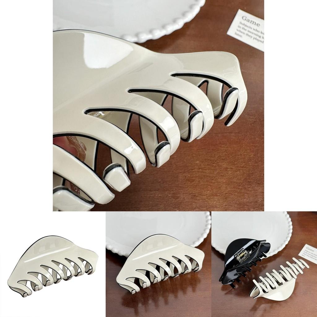 Stylish Large Acetate Hair Claw Clip For Thick Hair With Elegant Finish Ideal For Fashionable Women