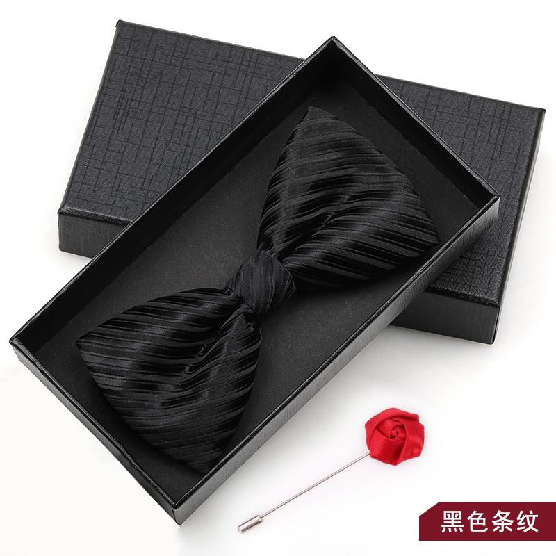 Bow Tie Men'S Wedding Groom Best Man Red Suit Shirt British Brothers Korean Bow Women'S Gift Box