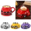 Handcrafted Coffee Mugs 100ML Water Cup Fun Car Shaped Coffee Cup  for Desktop Ornament
