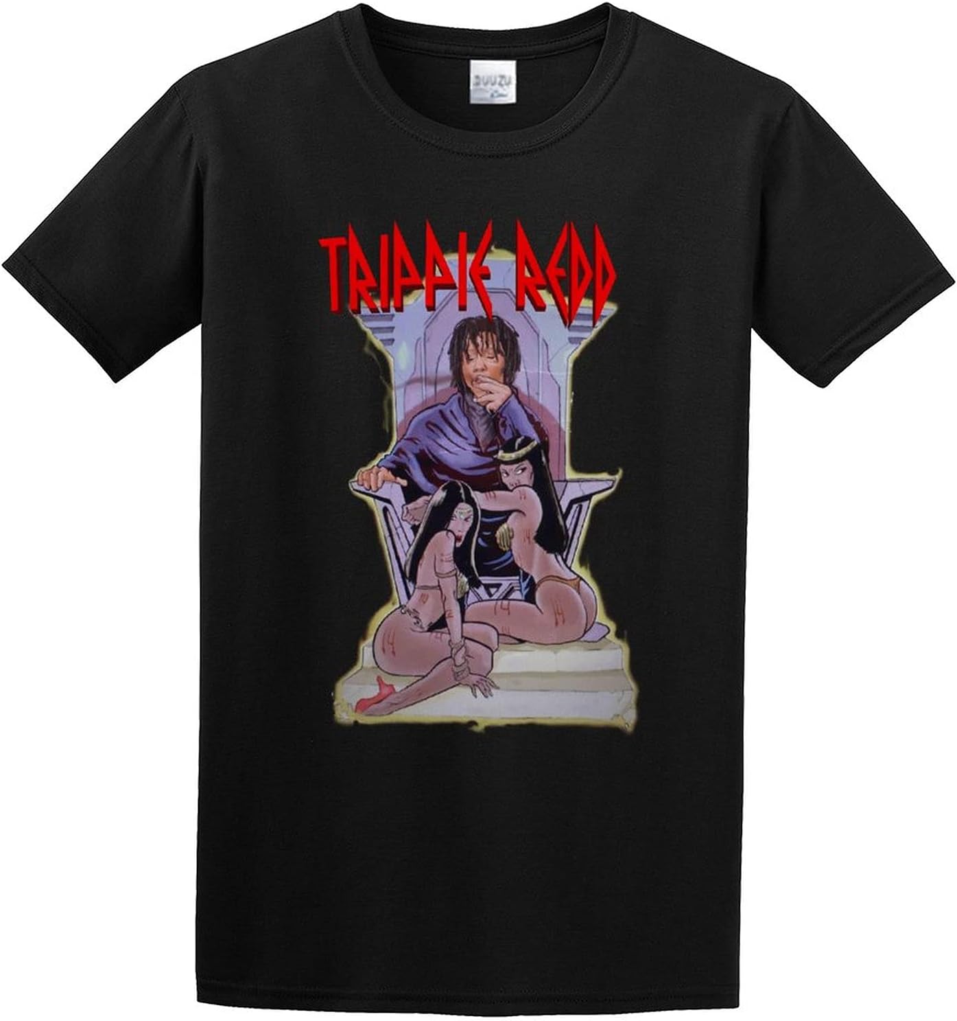Trippie Redd A Love Letter to You Cotton Graphic Top Printed Shirt Short Sleeve Tee Mens T Shirt Black XL чёрный