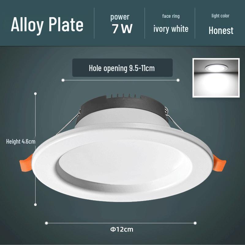 Recessed Ceiling Downlight – Copper Spotlight for Living Room and Commercial Spaces