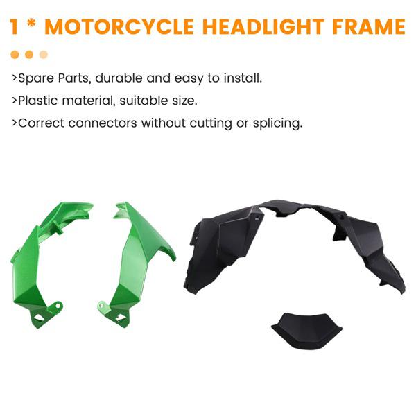 Kawasaki Z Series 19-23 Headlight Bezel (Z250/Z400/Z650/Z900/KLR650) None
