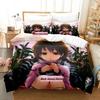 Yume Nikki Bedding Set Single Twin Printed Bed Set With Pillowcase Bed Duvet Cover Soft Single Double Queen Super King Size