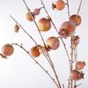 Plastic Artificial Pomegranate Branch 8 Fruit Foam Fruits Branches  Chinese New Year Decor