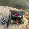 Fishing Gear Storage Box Plastic Gray Multifunctional Double-Layer Bait Box Ten Compartments Easy Assembly Fishing Bait Tool Box
