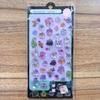 4-Pack Adorable BONBON DROP Transparent Cartoon Stickers - Sparkly Embellishments for Notebooks BulingBulingStickers Store