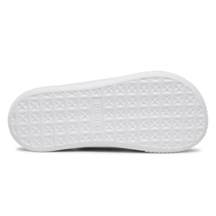Puma Platform Thick Sole Casual Comfortable Lightweight Rubber Slide Sandals Women sandals Black White 380677-01