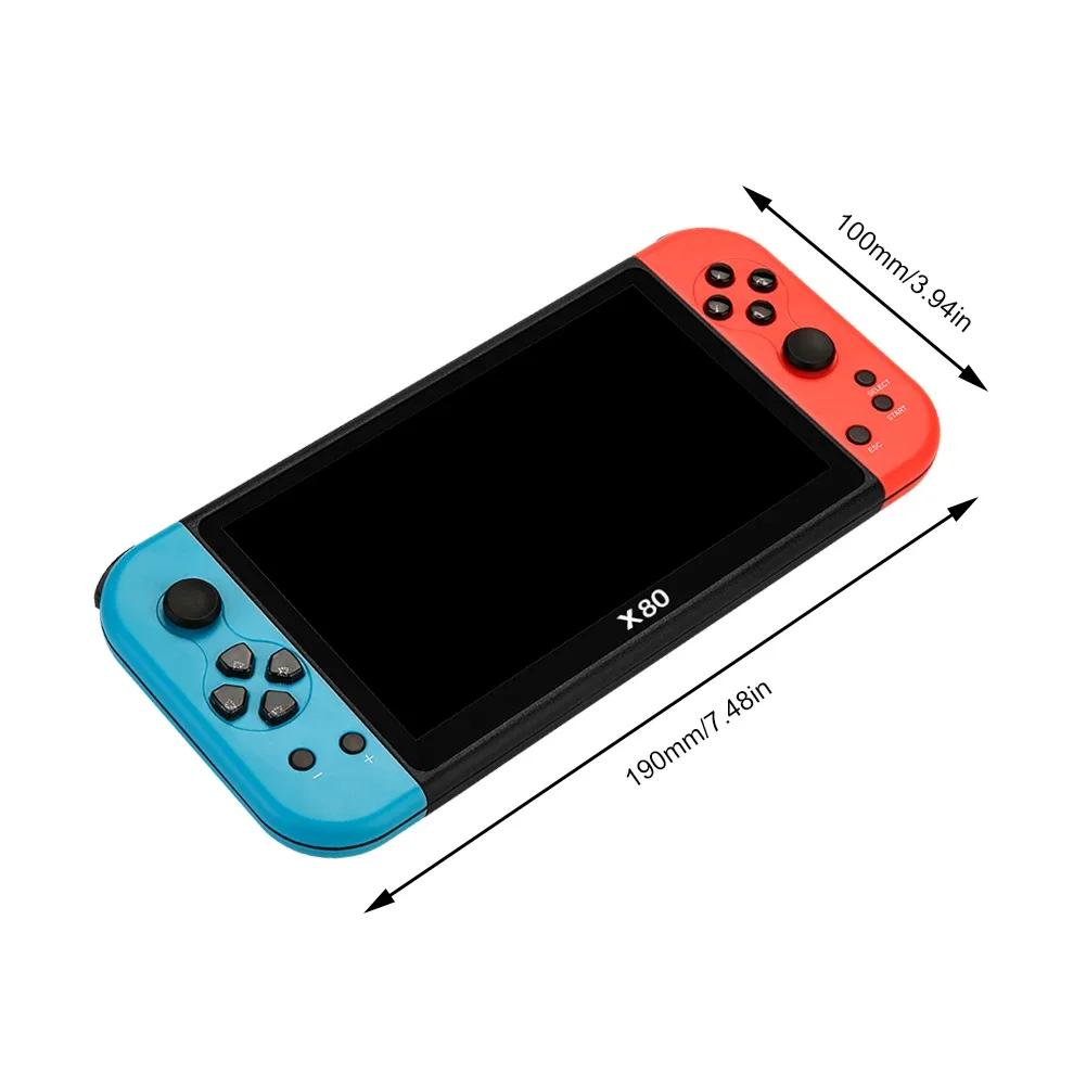 

Retro Video Game Console Player 7inch TFT Screen Portable Handheld Video Game 20000+Games Pocket Games Console for Kids Child