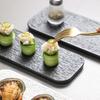 Abay Ceramic Rectangular Sushi & Dessert Plate