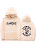 2025 Spring SAMCRO Couple Printed Fleece-Lined Hoodie Sweatshirt