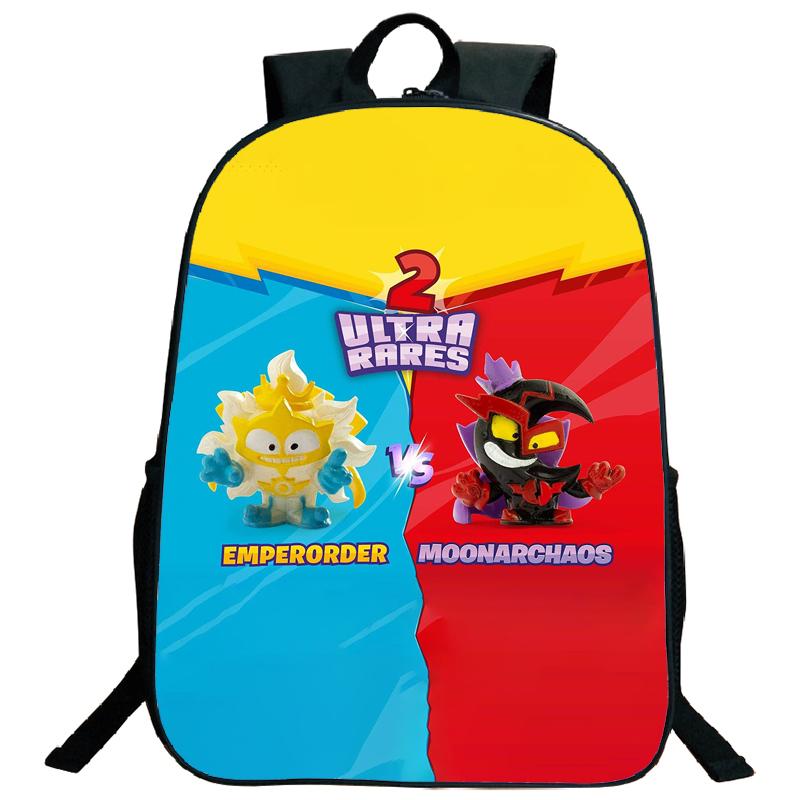 SuperThings 10 Zaino Scolastico per Bambini, Cartone Animato Super Zings Borse Scolastiche per Ragazzi Ragazze, Borse Resistenti e Leggere per la Scuola Primaria