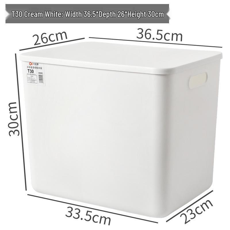 קופסת אחסון אטומה לאבק עם מכסה למשרד, שולחן עבודה, ארון, סלון ומטבח - לארגון