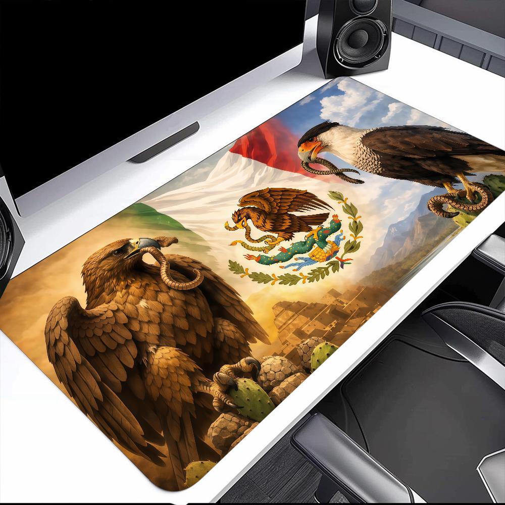 Aguila Grande Mexican Style s Mouse Pad Large Desk Mat Keyboard Ergonomic Office Rubber PC Nonslip Antifray Home Custom