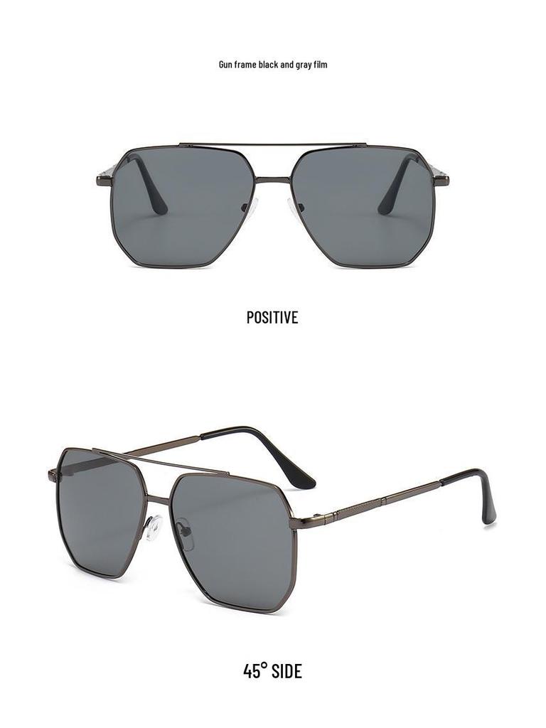 2025 Best-Selling Men's Metal HD Polarized Sunglasses with UV Protection for Travel, Driving, and Fishing