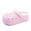 Slippers new non-slip and wear-resistant fashionable versatile, lightweight and simple indoor thick-soled hole shoes