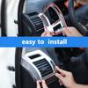 For Toyota Land Cruiser Prado FJ150 2010-  Dashboard Air Vent Trim Cover Outlet Bezel Frame Garnish Molding Surround