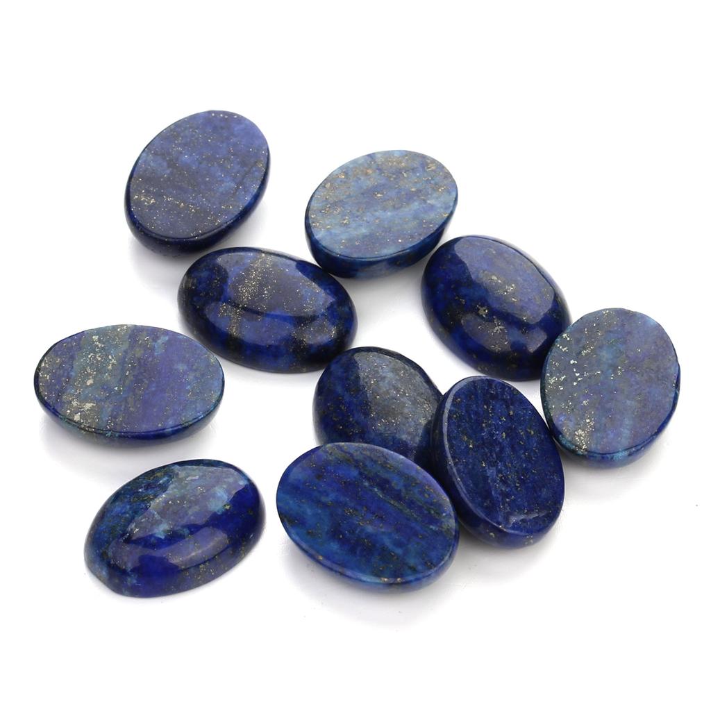 Natural Black Agate Stone Cabochon Tiger Eye Oval Spacers Beads For Handmade Ring Pendant Jewelry Finding Materials