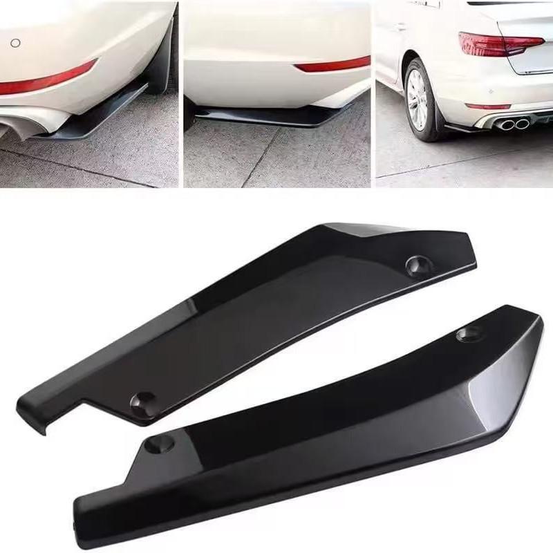 Universal Carbon Fiber Rear Diffuser and Corner Spats - Car Modification Accessories