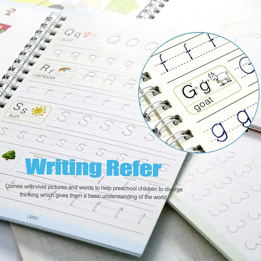 Automatic Fading Pens Reusable Writing Book Children's Exercise Book Enlightment