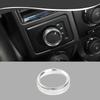Aluminum Four-Wheel Drive Switch Cover Trim Ring For Ford F150 2015-2020 Silver