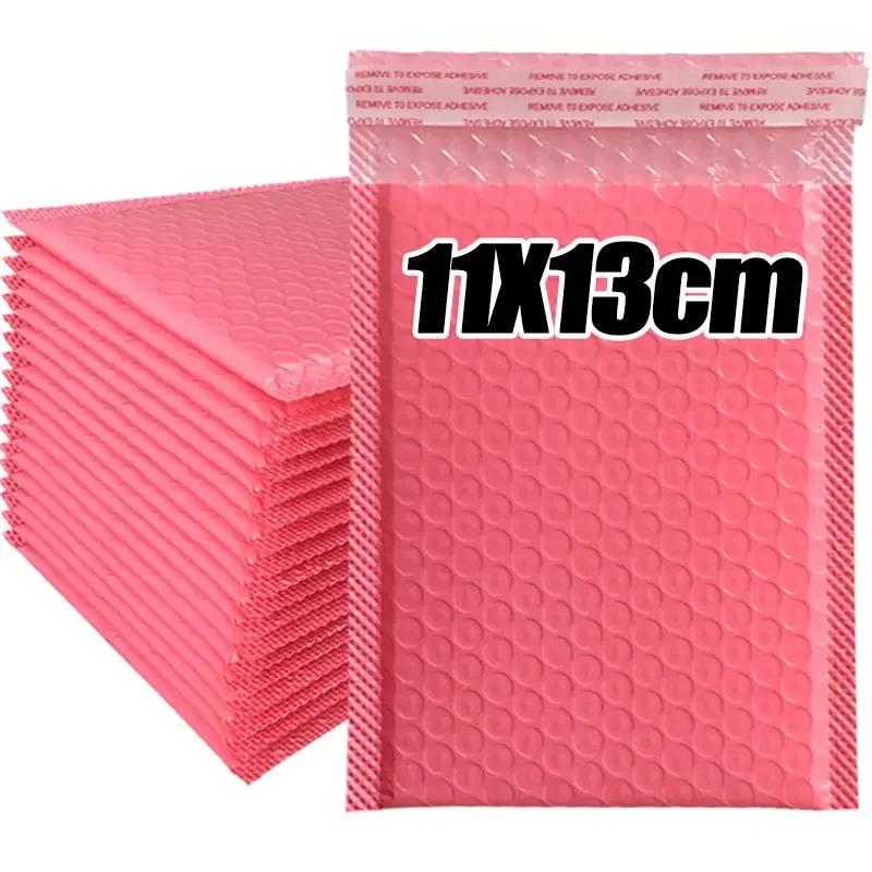1/50Pcs Pink Poly Bubble Mailers Padded Envelopes Self Seal Padded Envelopes Gift Bags Black Packaging Envelope Bags For Book