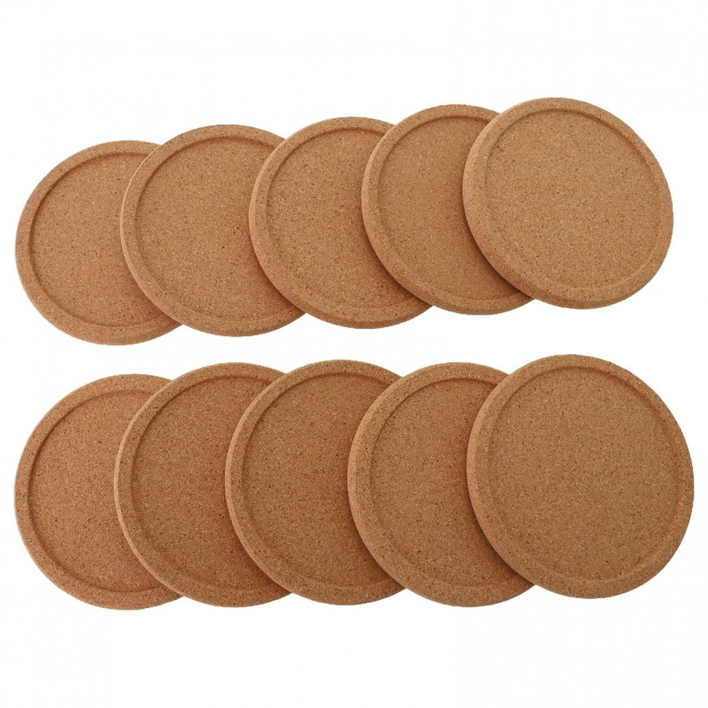 5/10/20x Coasters Coffee Cup Mat Natural Cork Non-Slip