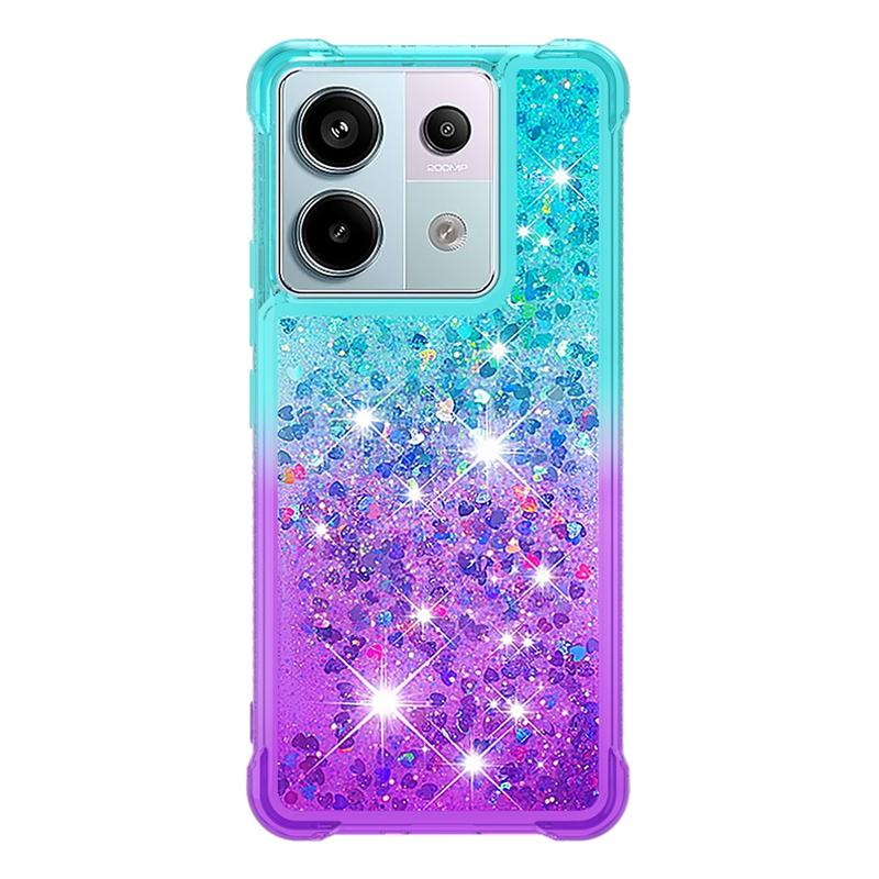 Für Xiaomi Redmi Note 13 5G Hülle Glitzer Dynamische Flüssig-Hülle für Für Funda Xiaomi Redmi Note 13 Pro 5G 13Pro Plus Handyhülle
