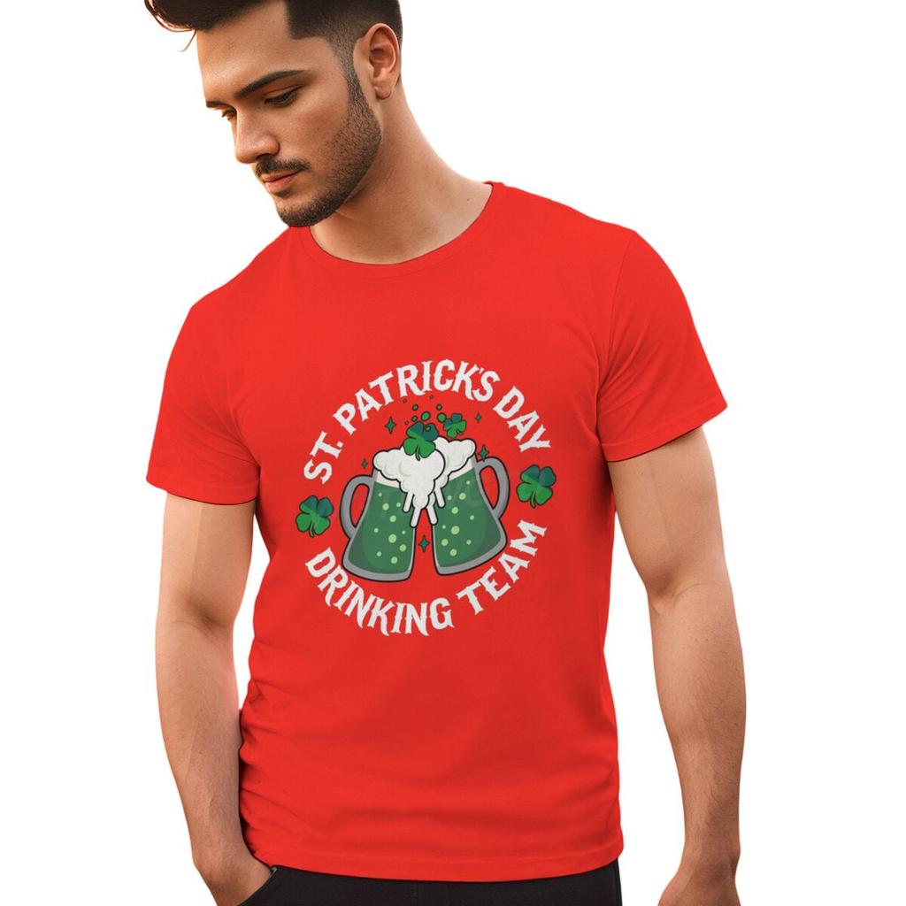 St Patricks Day Drinking Team Tshirt Funny Irish Drinking Team Unisex Tshirts Happy Go Lucky Green Beer Unisexs Clothes