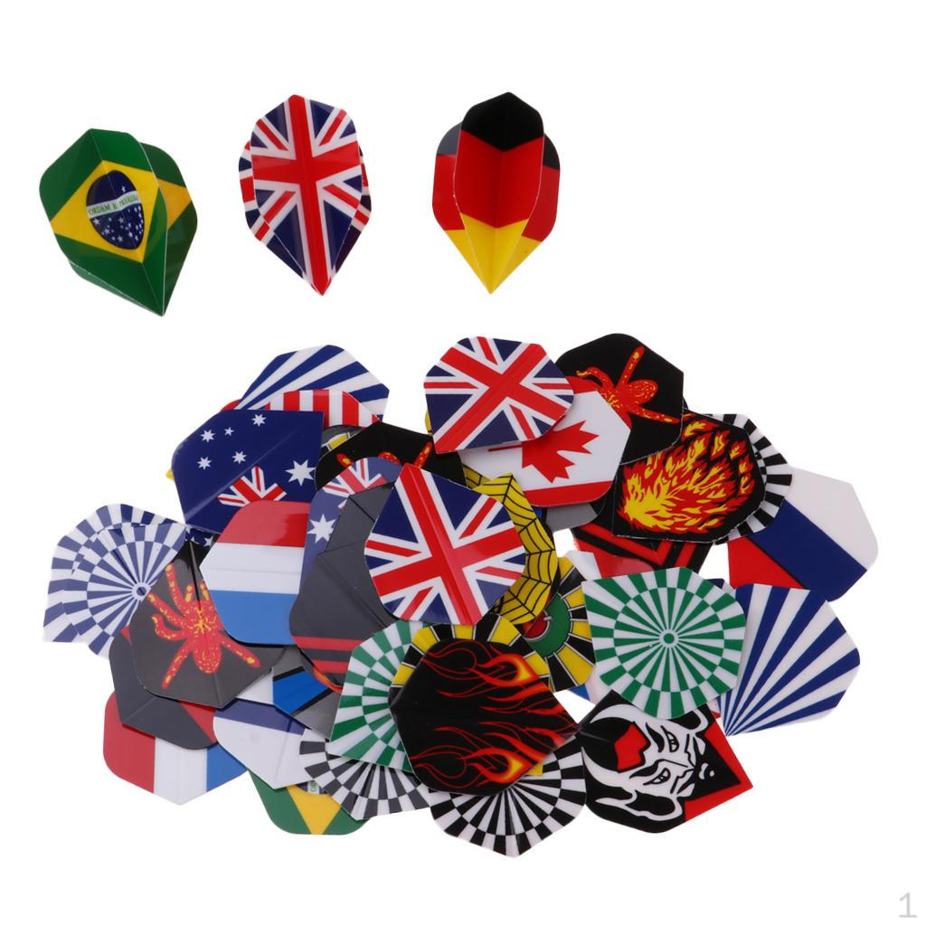 

/ 5 полетов Изображение паука с национальным флагом Tails 54pcs Skull