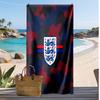 Toalla de Playa Estampada de Fútbol de Inglaterra Secado Rápido Súper Absorbente Suave Toalla de Baño para Nadar Playa Viaje Ventilador Recuerdo Regalo