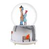 Sky City Music Box Automatic Snowfall Crystal Ball Birthday Gift Resin Crafts Desktop Ornament