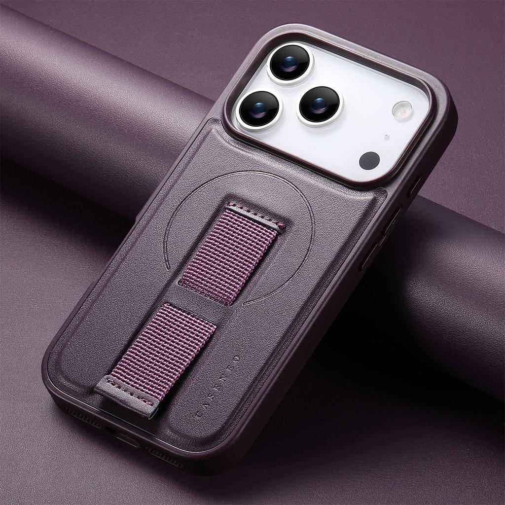 For Apple 17promax Phone Case Magsafe Magnetic Wristband Anti Drop IPhone 16 Pro Protective Case